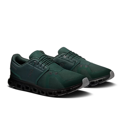 Cloud 6 M - Evergreen/Glacier men's shoe by ON RUNNING, curated HCO Fredericksburg TX boutique