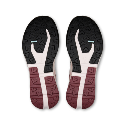 Cloudvista 3 W - Oyster/Barberry durable outsole with grip tread by ON RUNNING at HCO Fredericksburg
