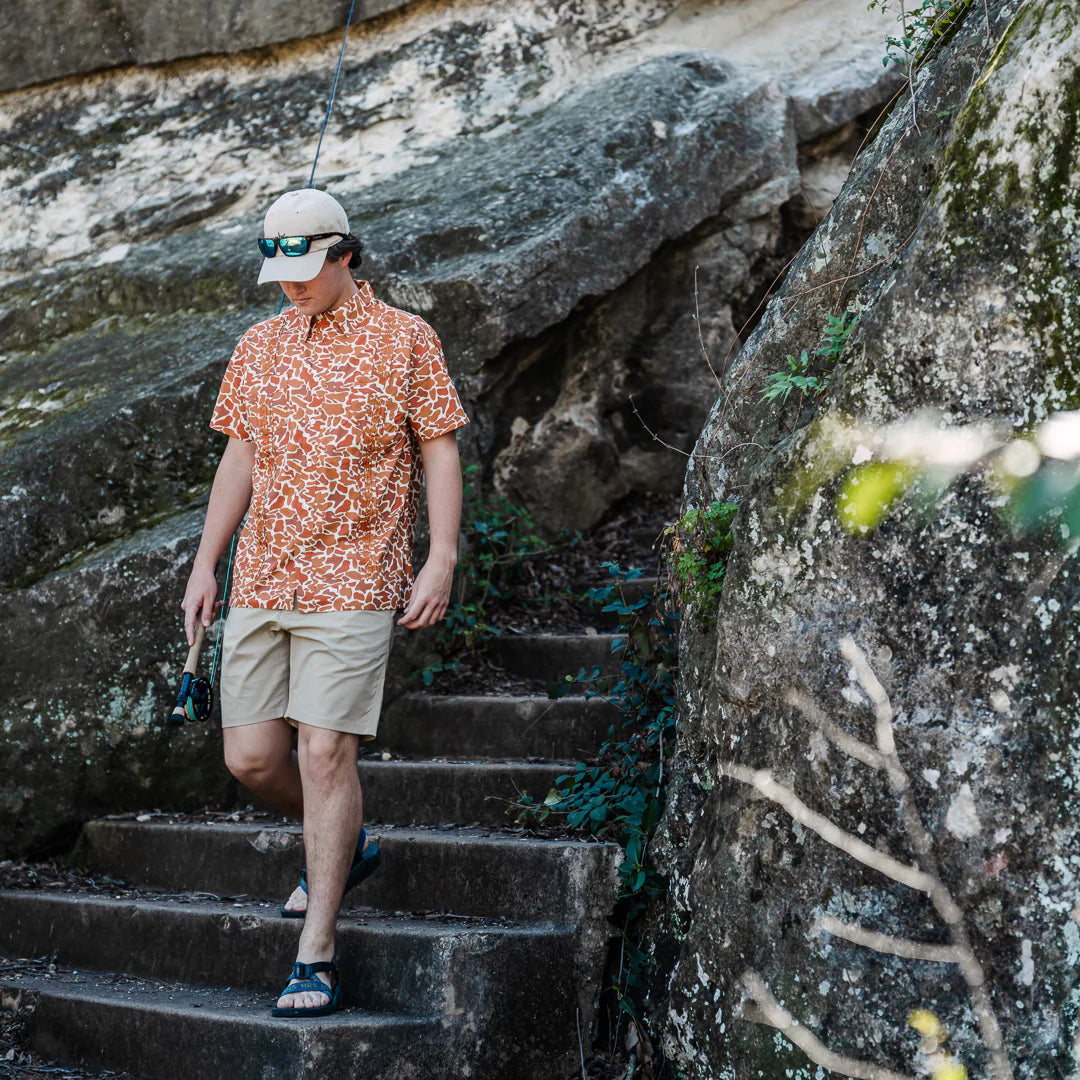 Guayabera Libre - Burnt Orange Camo