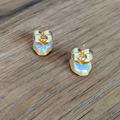 Henrietta Stud Earring - Light Blue