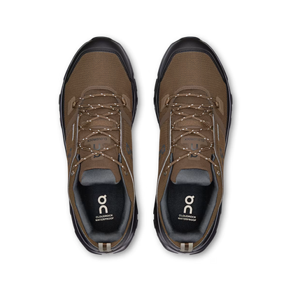 Cloudrock Low WP M - Earth/Black waterproof hiking boots by ON RUNNING, Men's Shoes, HCO Fredericksburg TX