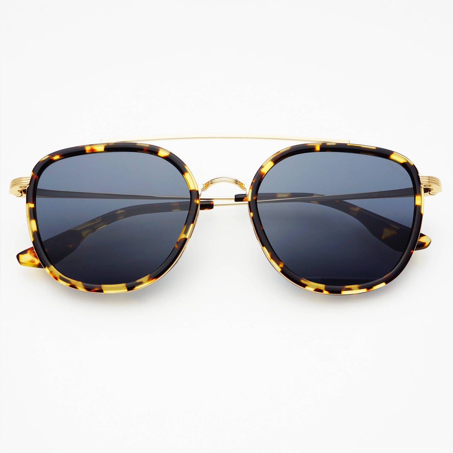 Weston Acetate Round sunglasses in brown acetate with nylon lenses, curated Fredericksburg boutique