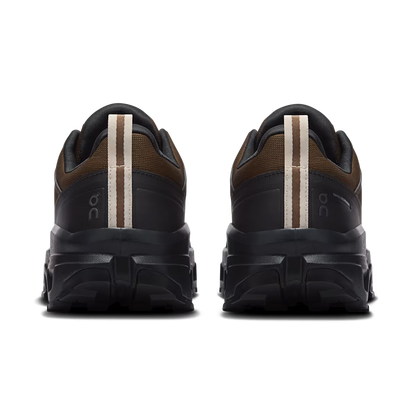Cloudrock Low WP M - Earth/Black waterproof hiking boots by ON RUNNING, Men's Shoes, HCO Fredericksburg TX