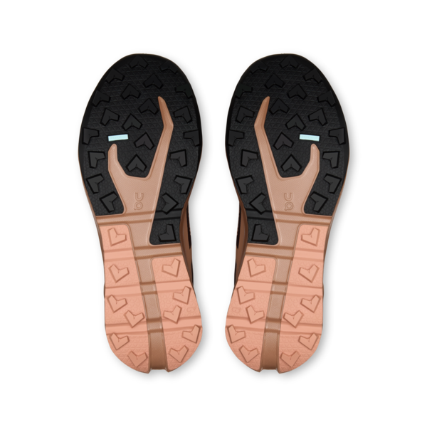 Men's Cloudvista 3 WP - Portobello/Mulberry by ON RUNNING brown and black trail shoe outsoles