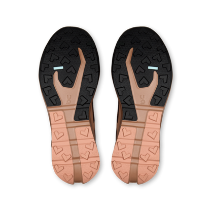 Men's Cloudvista 3 WP - Portobello/Mulberry by ON RUNNING brown and black trail shoe outsoles