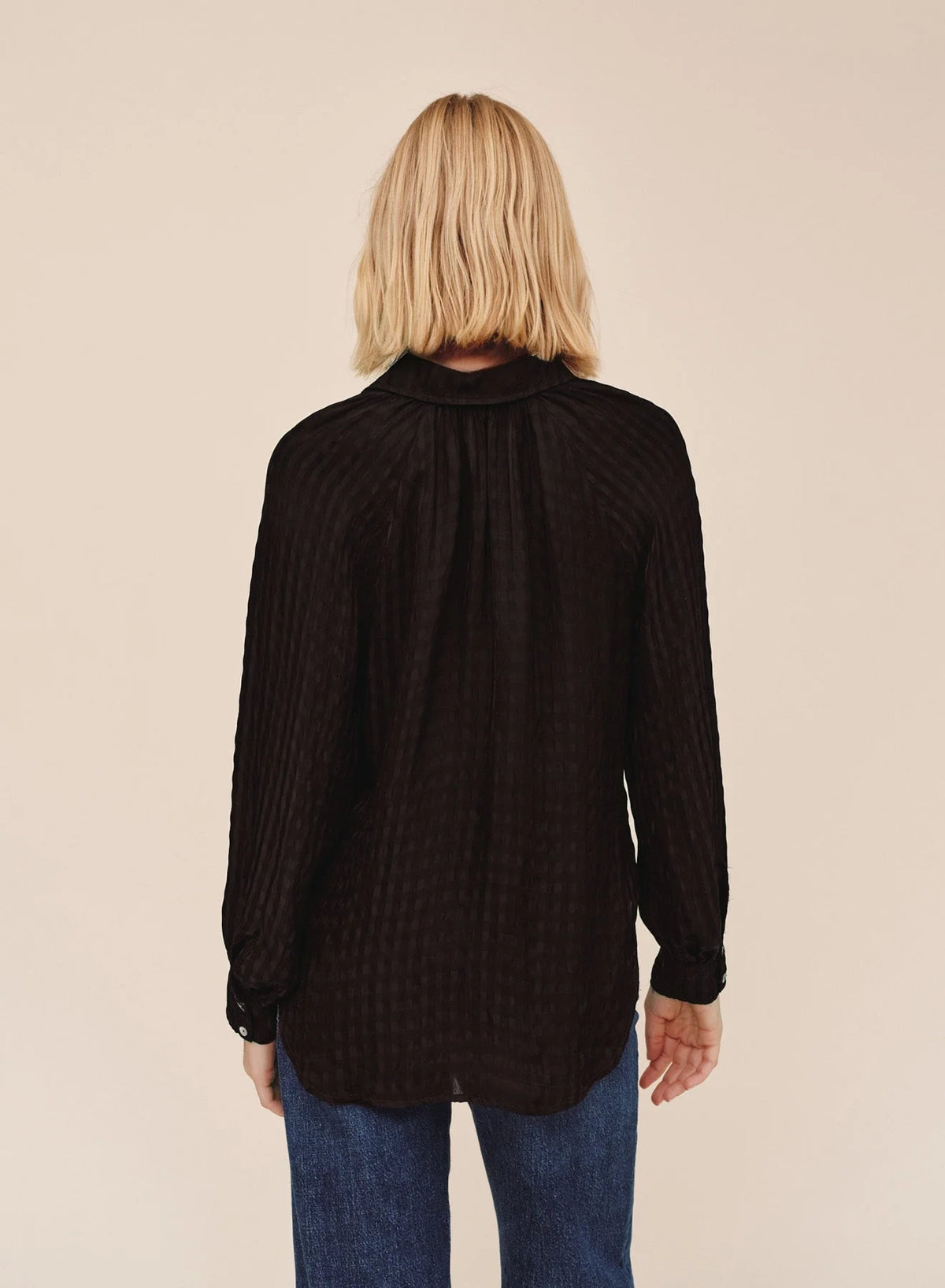 Flowy Raglan Sleeve Shirt - Mocha