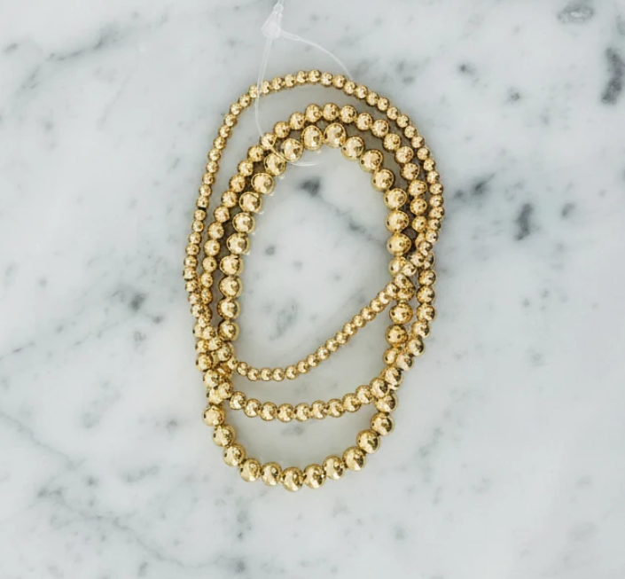 3-Piece Ball Stretch Bracelet Set