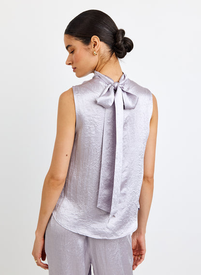 Scarf Neck Blouse