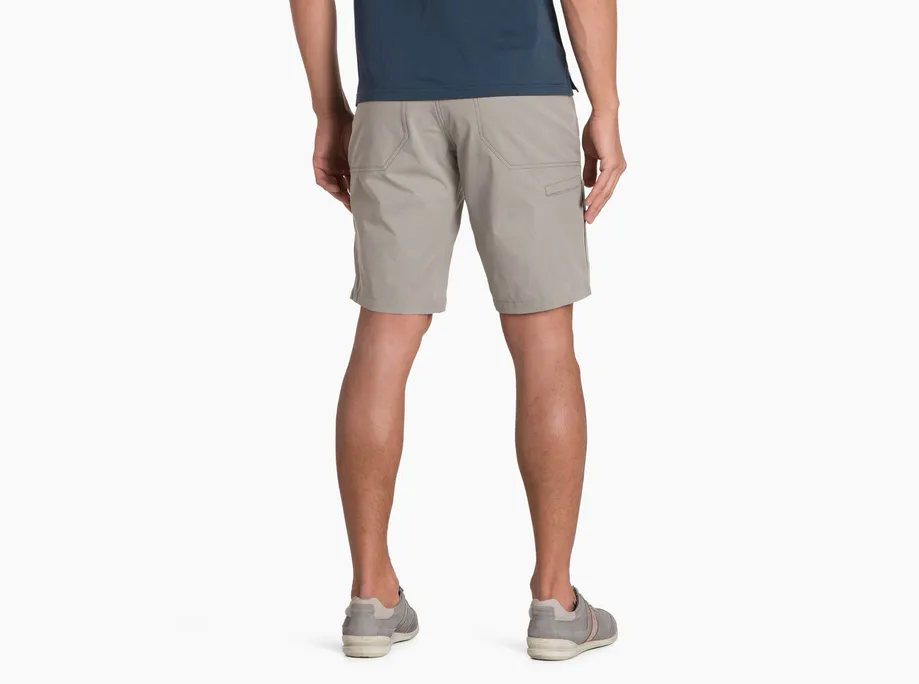 Silencr Kargo Short - Khaki with stretch, water resistant ripstop fabric, UV protection by KUHL
