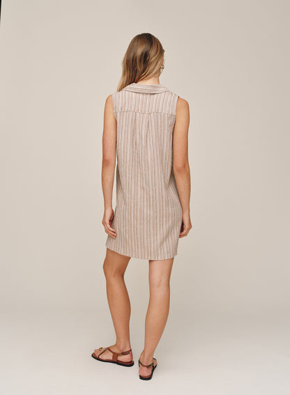 Sleeveless Pullover Mini Dress - Driftwood