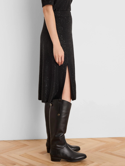 Anytime Sequin Knit Skirt