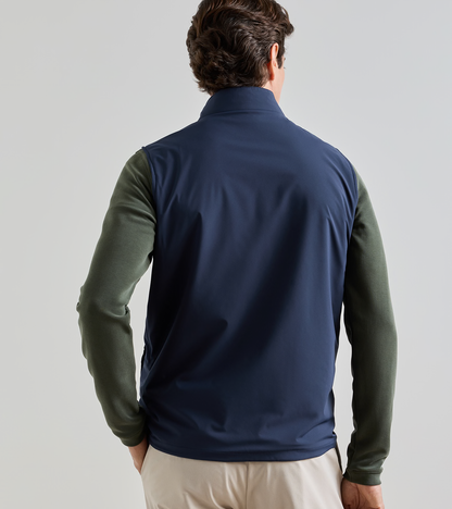 Ryder Reversible Vest by PETER MILLAR in navy for men