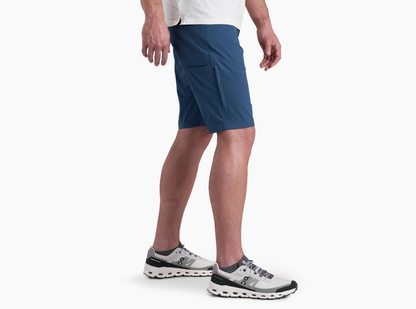 Silencr Kargo 10" Short - Pirate Blue men's water-resistant, stretch cargo shorts by KUHL
