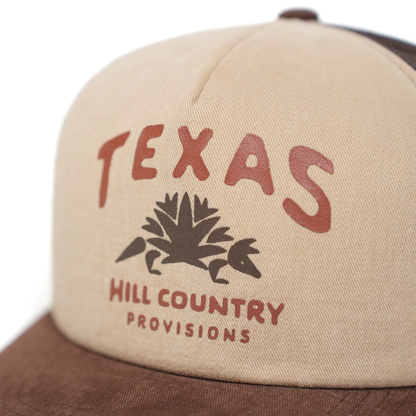 Hill Country Dillo Hat - Brown/Tan