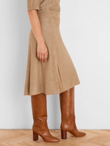 Anytime Sequin Knit Skirt