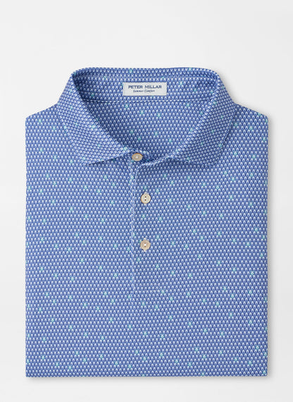 Geo Skull Performance Jersey Polo