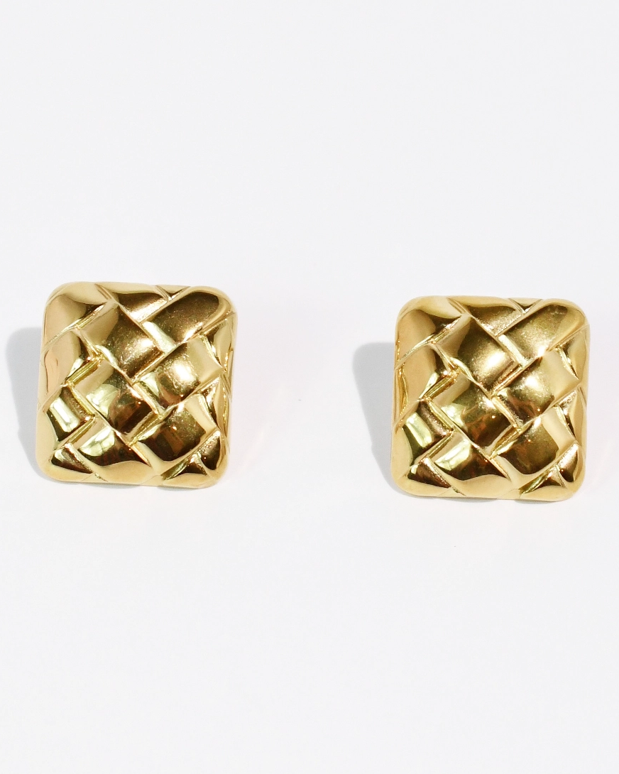 Woven Crush Stud