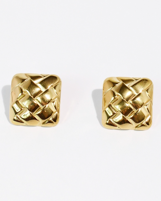Woven Crush Stud
