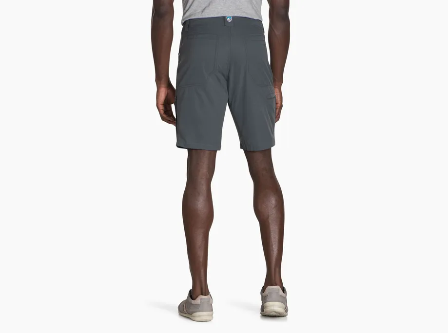 Silencr Kargo Short - Carbon in gray with 4-way stretch, water resistant fabric by KUHL