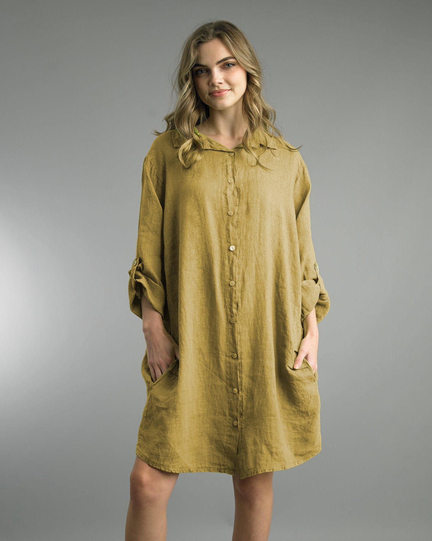 Button Front Dress
