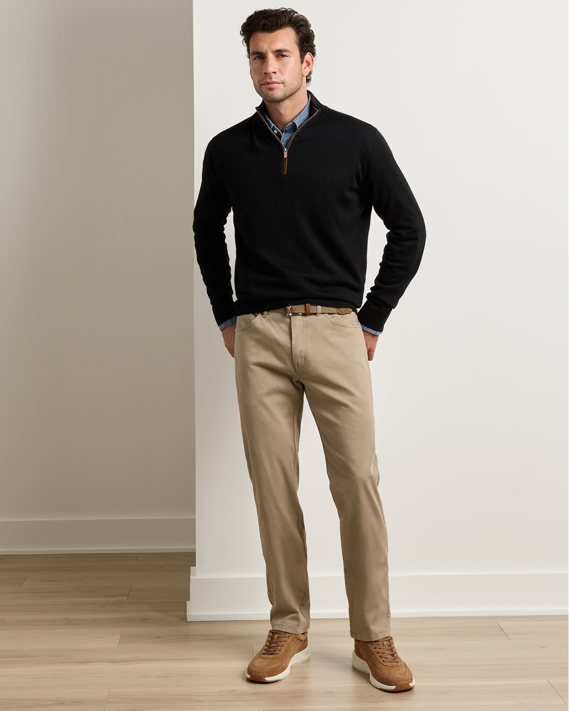Signature Sateen Five-Pocket Pant