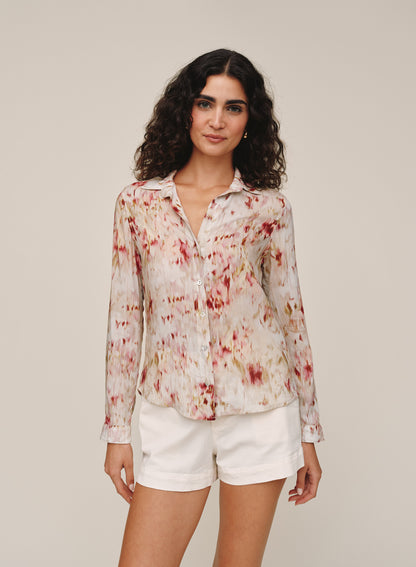 Classic Button Down - Paradise Bloom Print