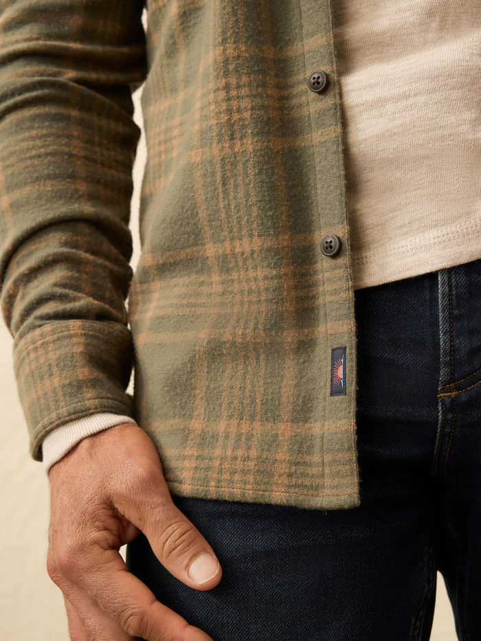 Legend Sweater Shirt - Woodland Olive Plaid