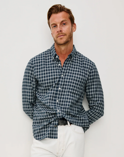 VANCE - NAVY IVORY CHECK