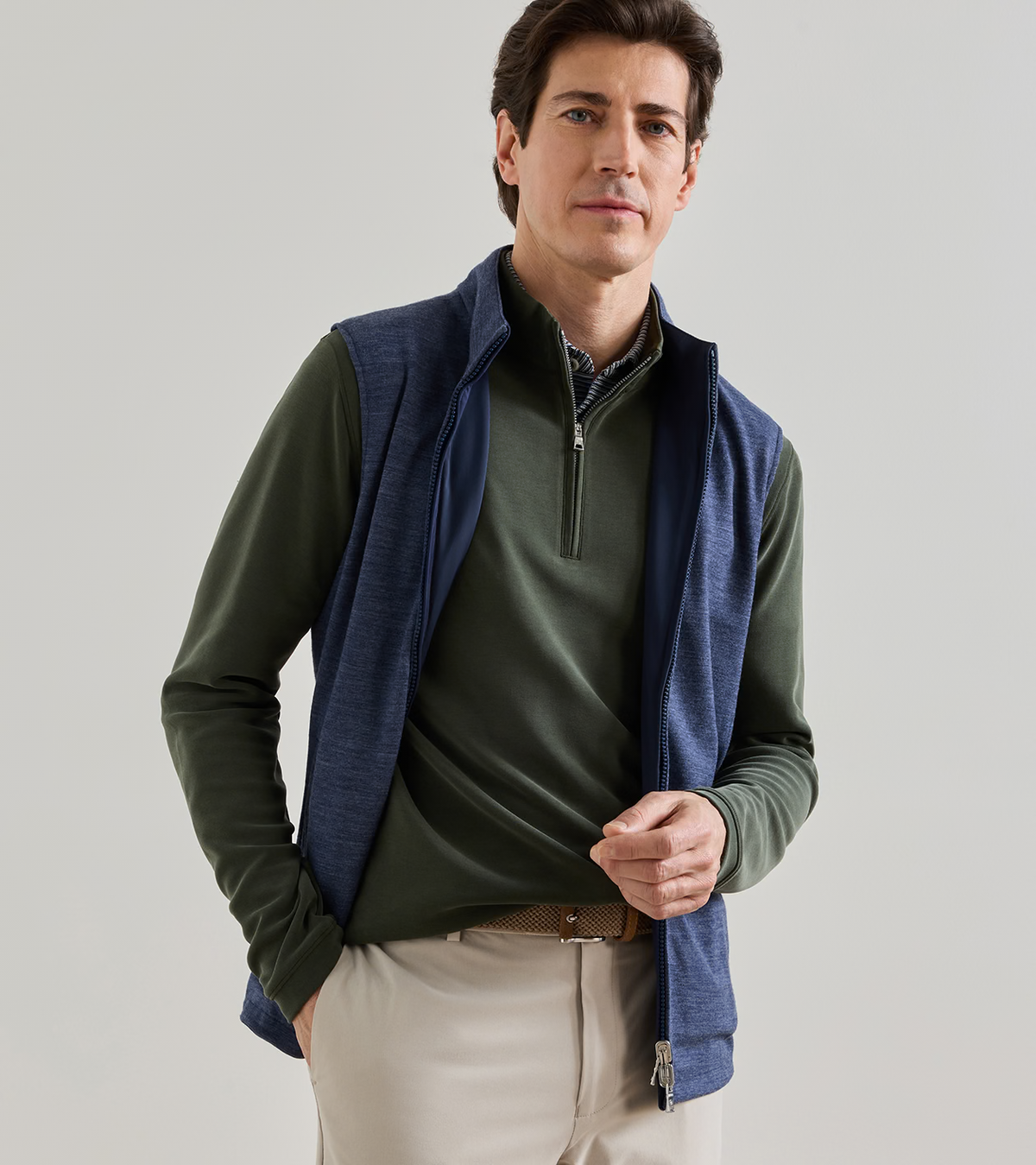 PETER MILLAR Ryder Reversible Vest in navy for men