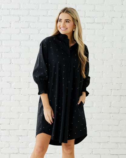Kimberly Sparkle Dress Black