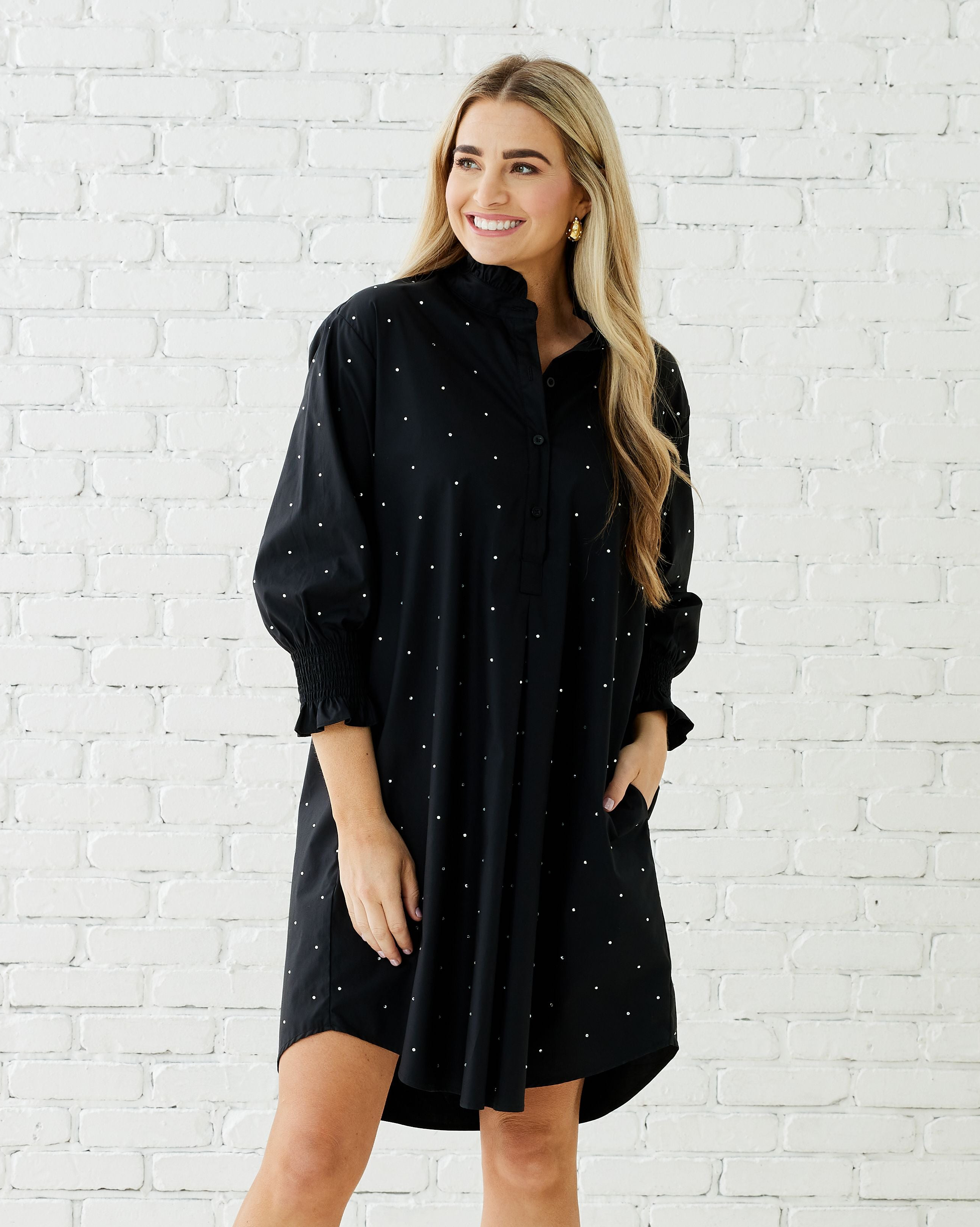Kimberly Sparkle Dress Black
