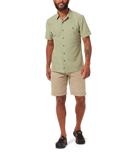 Desert Pucker Dry Short Sleeve - Olive
