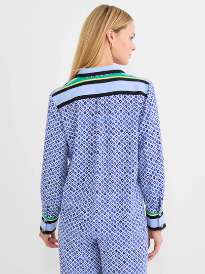 Mosaic Trimmed Shirt