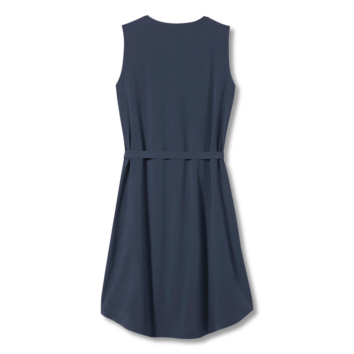 Spotless Traveler Tank Dress in navy with stain-away, quick-dry, moisture-wicking fabric