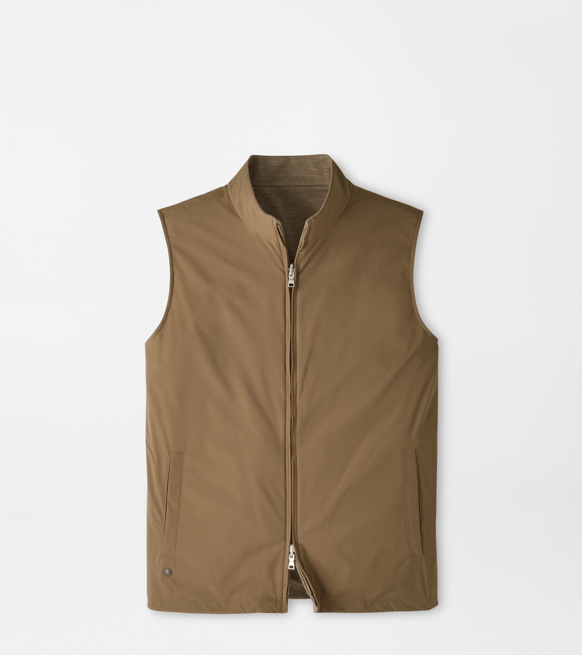Brown Ryder Reversible Vest from PETER MILLAR for men