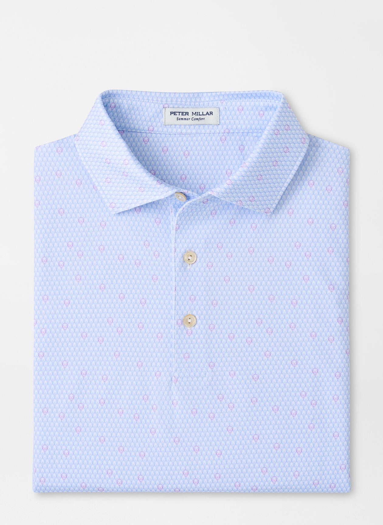 Geo Skull Performance Jersey Polo