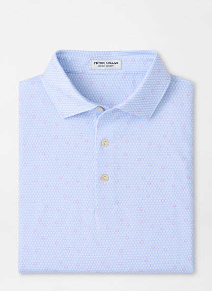 Geo Skull Performance Jersey Polo