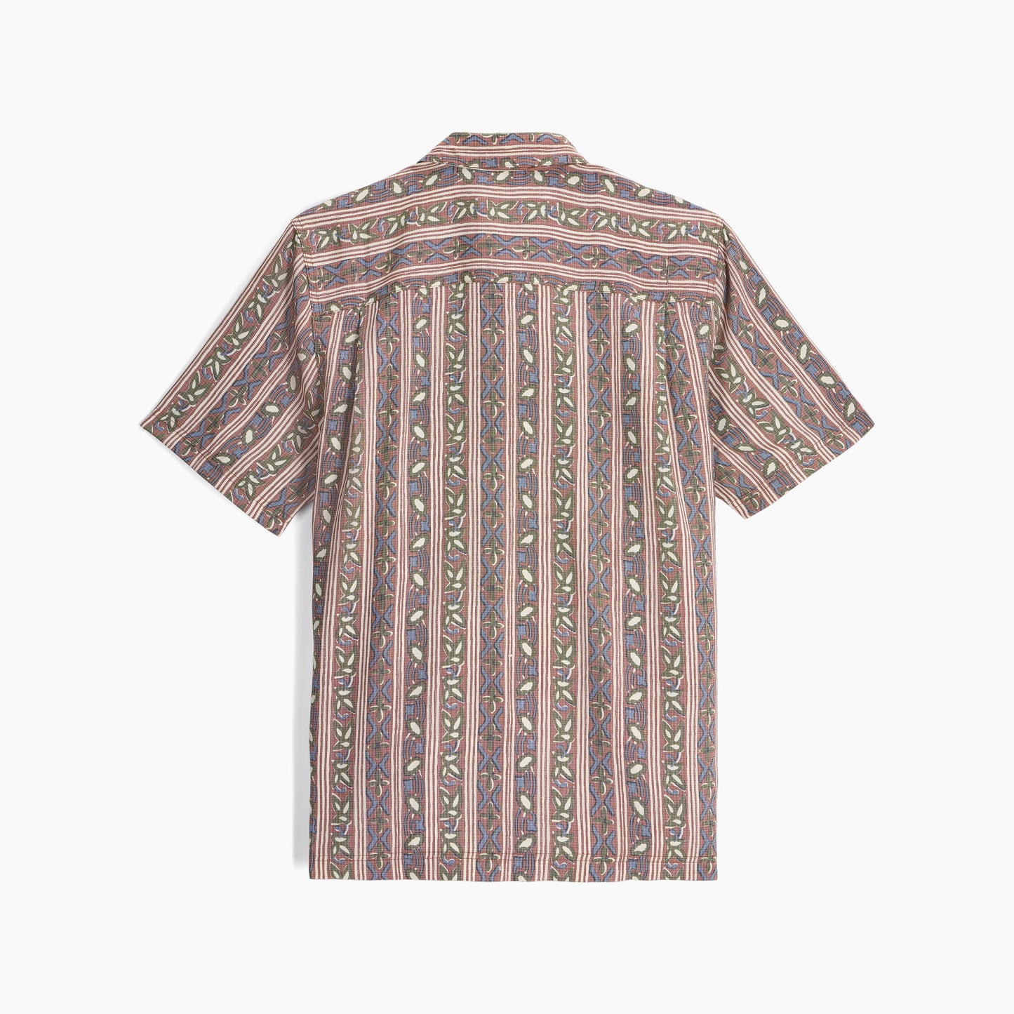 M Camino Pucker S/S short sleeve shirt with vertical vintage-inspired stripes by ROYAL ROBBINS