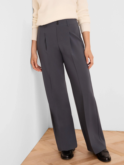 Tremont Wide Leg Sleek Stretch Trouser