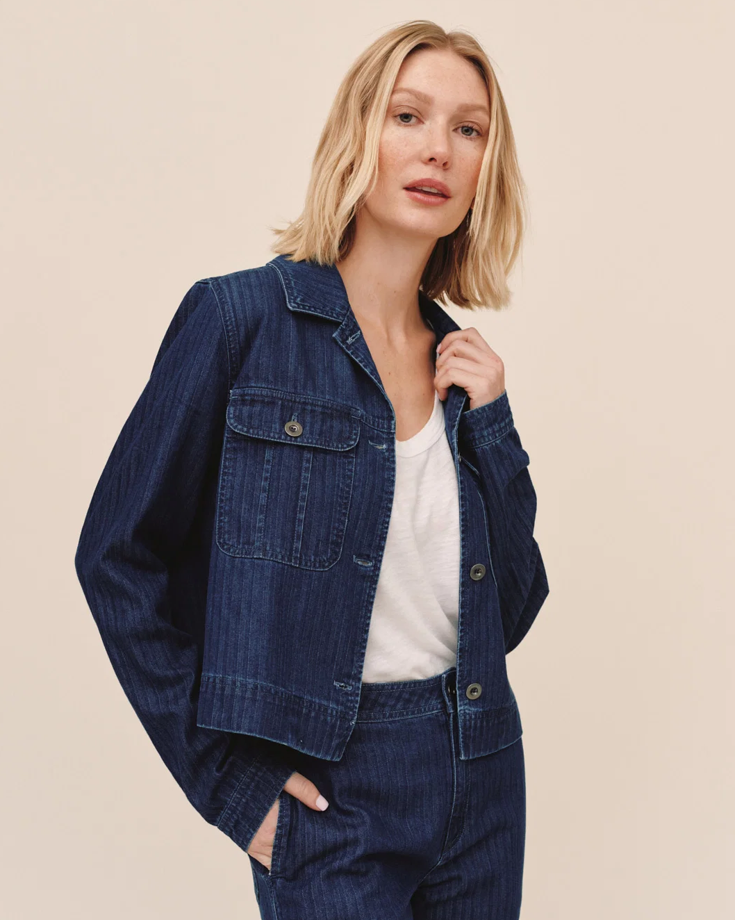 Flap Pocket Utility Jacket