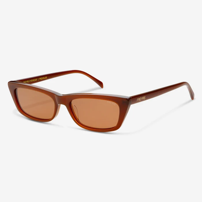 Ivy Acetate Cat Eye - Brown