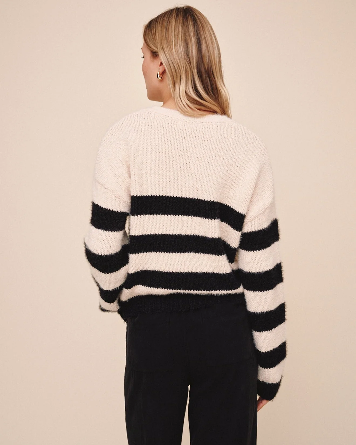 Drop Shoulder Sweater - Clay Stone