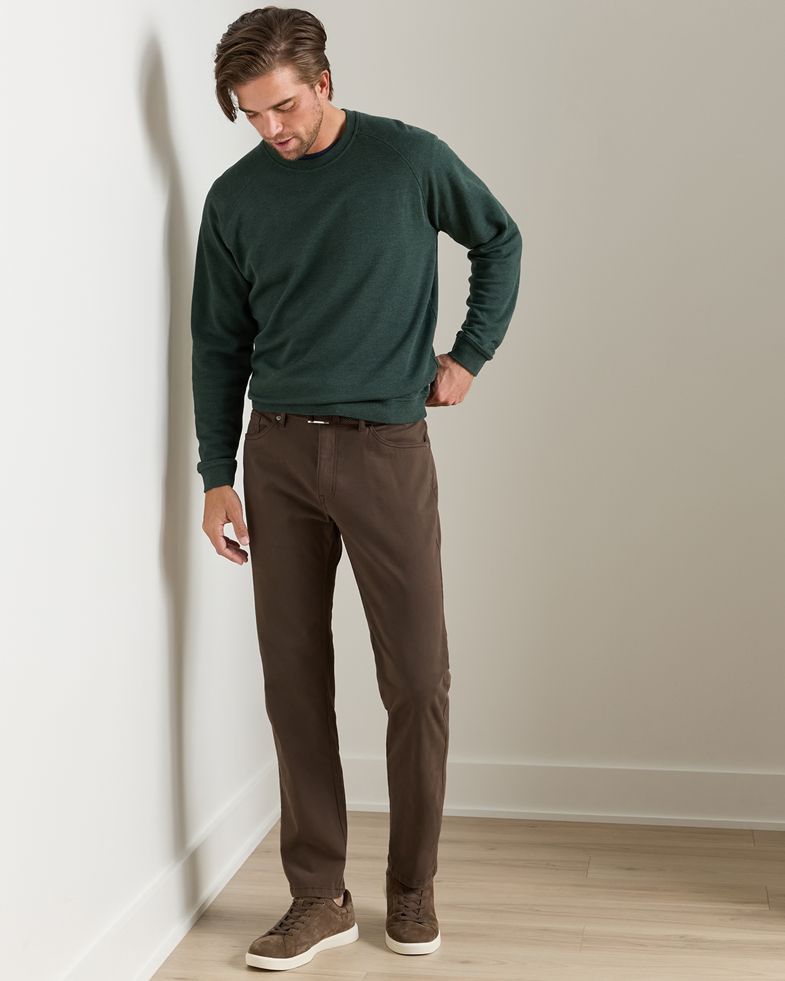 Signature Sateen Five-Pocket Pant