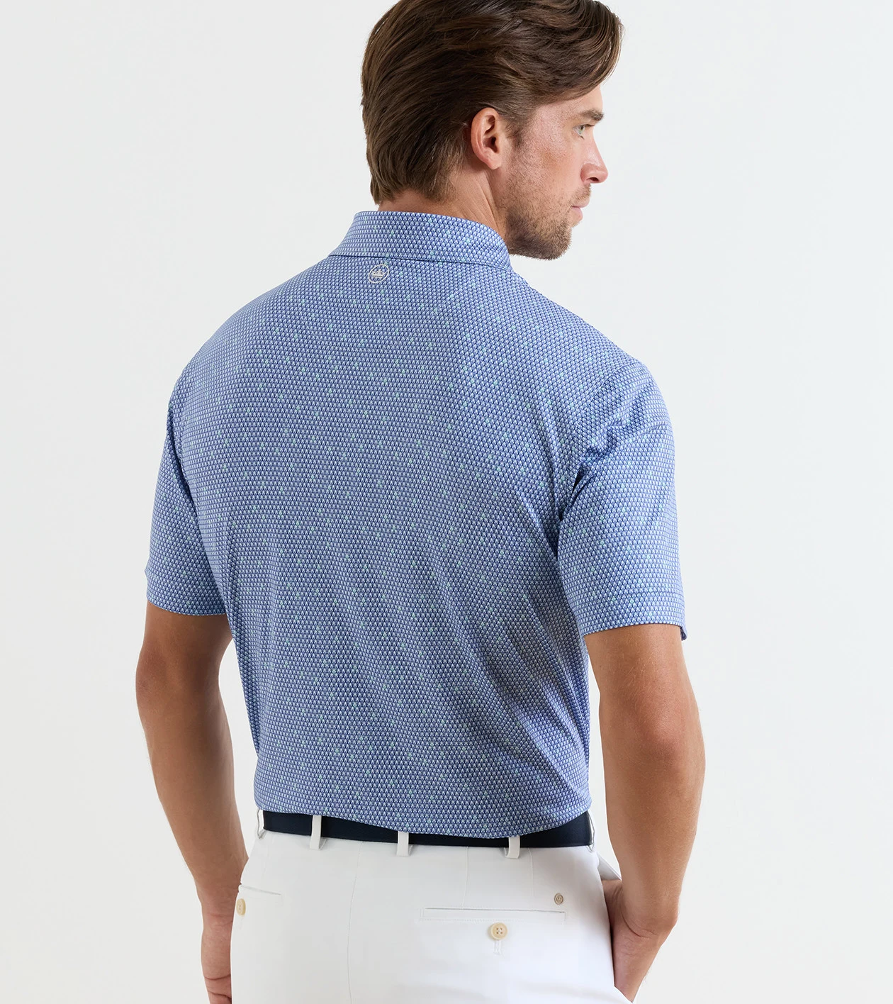 Geo Skull Performance Jersey Polo