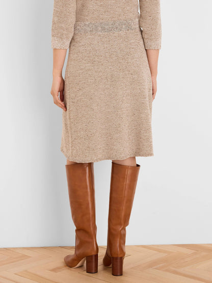 Tweed Stitch Knit Skirt
