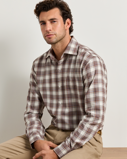 Cannon Performance Flannel Sport Shirt by PETER MILLAR in plaid