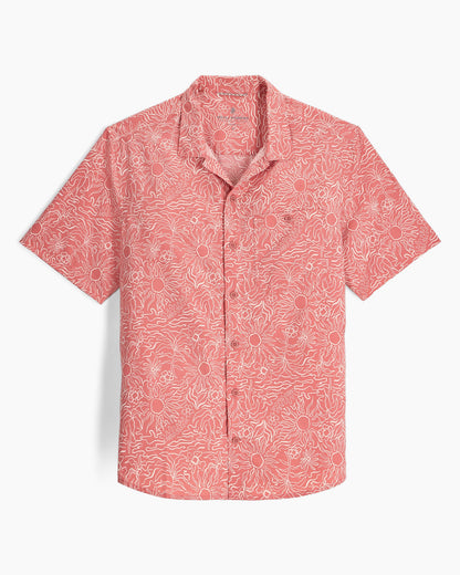 M Salathe Sun Shirt S/S - Dusty Cedar Solar Pt, breathable UV-protective men’s shirt by ROYAL ROBBINS