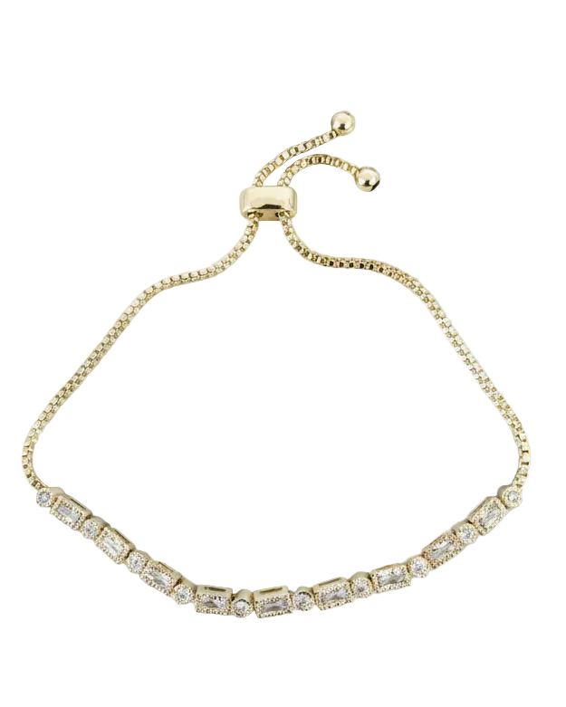 Deco CZ Slide Bracelet