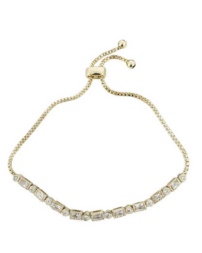 Deco CZ Slide Bracelet