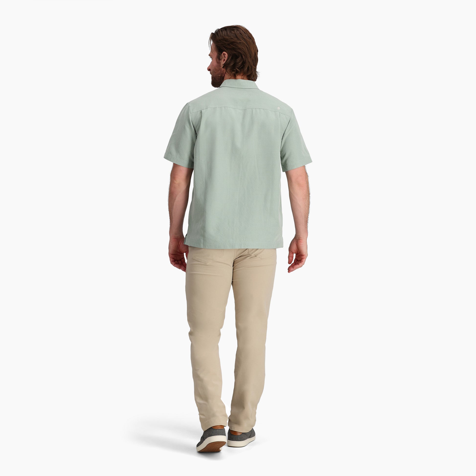 Desert Pucker Dry Short Sleeve - Sage Leaf soft breathable quick-dry shirt by ROYAL ROBBINS